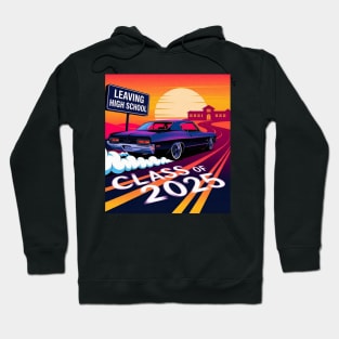Class of 2025 Senior Graduation Shirt - High School Leaving 2025 Vintage Design Hoodie
